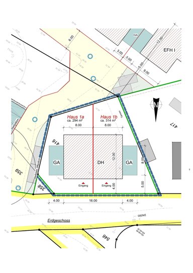 Grundstück zum Kauf 125.400 € 314 m² Grundstück Jahnstraße Lippramsdorf Haltern am See 45721