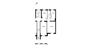 Wohnung zur Miete 640 € 2,5 Zimmer 57,1 m² frei ab 09.12.2024 Nürnberger Straße 21 Regensburger Straße Bremen 28215