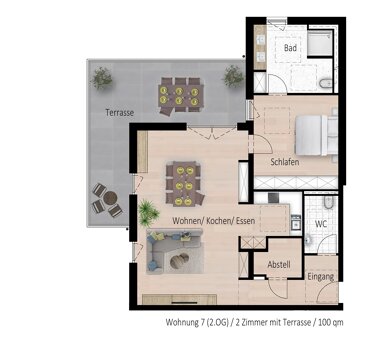 Wohnung zum Kauf Provisionsfrei 415.000 € 2 Zimmer 100 m² 2. Geschoss Hauptstraße 87 Urloffen Appenweier 77767