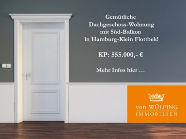 Wohnung zum Kauf 555.000 € 2 Zimmer 59 m² 2. Geschoss Groß Flottbek Hamburg 22607