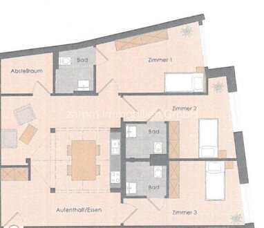 Wohnung zur Miete 1.370 € 4 Zimmer 98,4 m² Innenstadt - südl. der Bodmanstraße Kempten (Allgäu) 87439