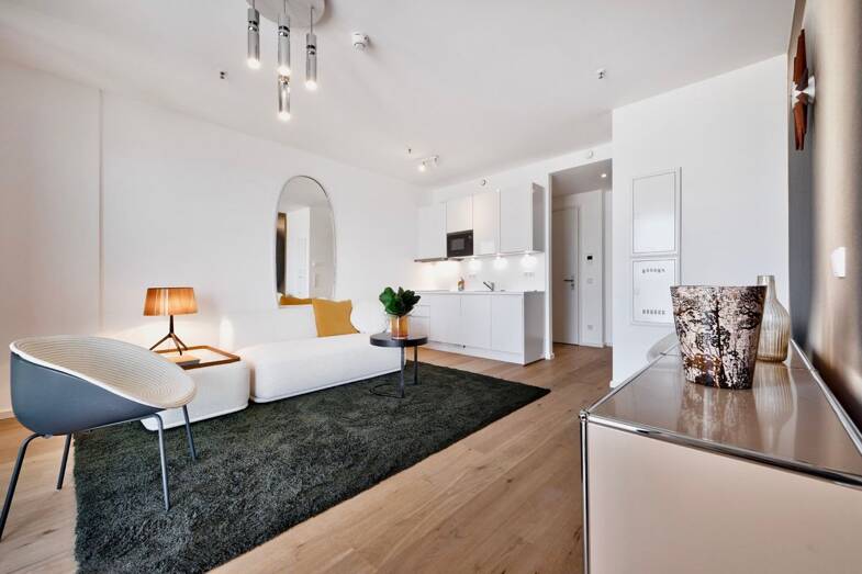 Wohnung zum Kauf provisionsfrei 490.000 € 2 Zimmer 52,1 m² Europa-Allee 11 Gallus Frankfurt am Main 60327
