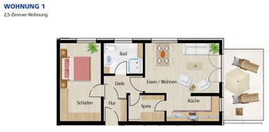 Wohnung zum Kauf 2,5 Zimmer 72,3 m² Creglingen Creglingen 97993