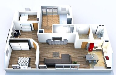 Wohnung zum Kauf 124.900 € 3 Zimmer 154,2 m² 4. Geschoss Weststr. 20 Döbeln Döbeln 04720