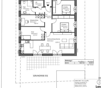 Wohnung zum Kauf Provisionsfrei 455.000 € 4 Zimmer 106,8 m² Erdgeschoss Ziegelkampstr. / Kleine Ziegelriede Nienburg Nienburg (Weser) 31582