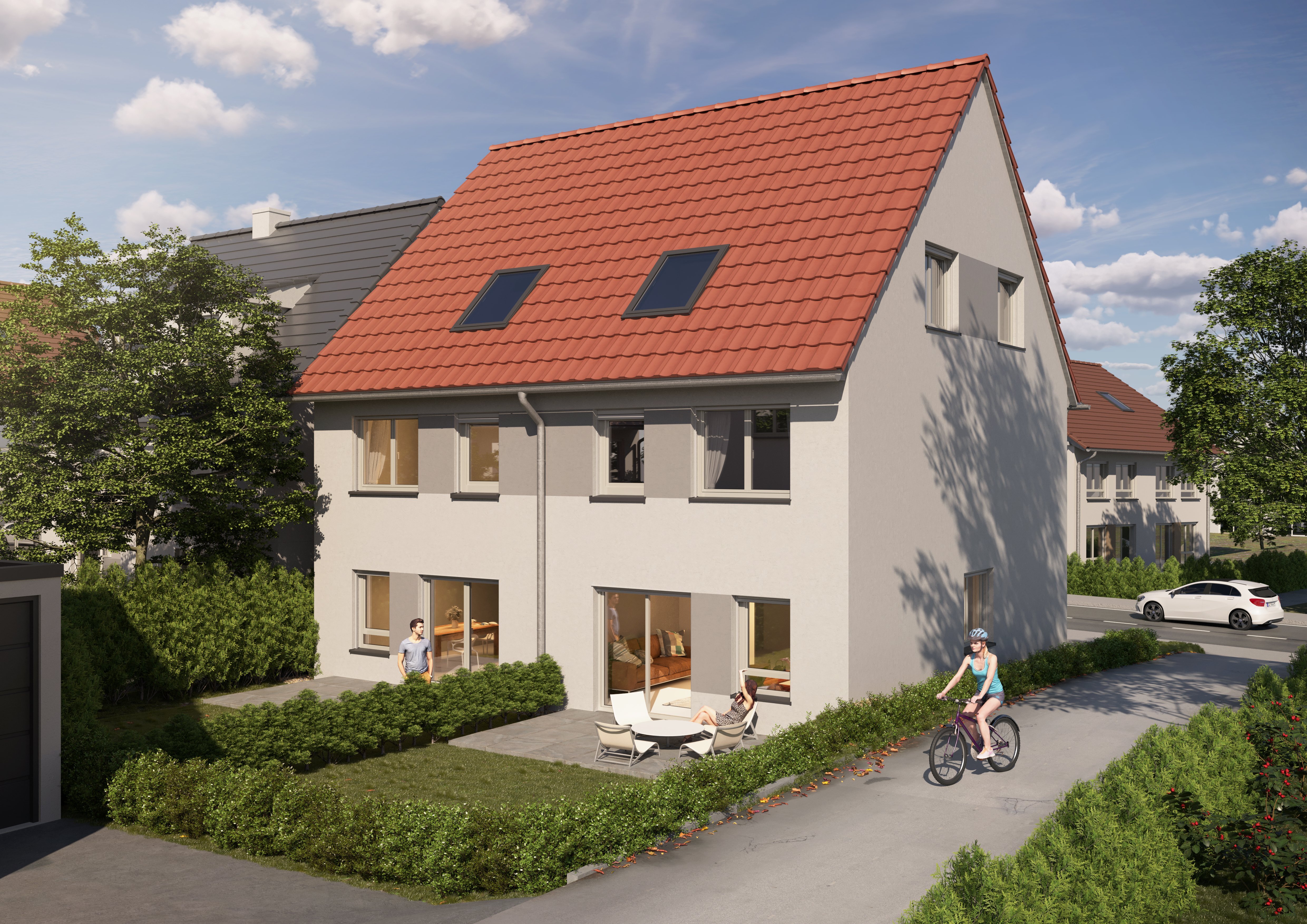 Doppelhaushälfte zum Kauf Provisionsfrei 799.300 € 6 Zimmer 133 m²<br/>Wohnfläche 173 m²<br/>Grundstück Kelterstraße 4/6 Bissingen - West Bietigheim-Bissingen 74321