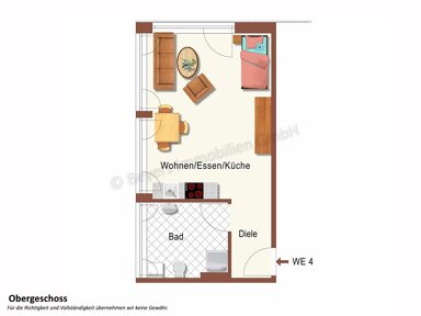 Wohnung zur Miete 477 € 1 Zimmer 38,8 m² 1. Geschoss Heinsberg Heinsberg 52525