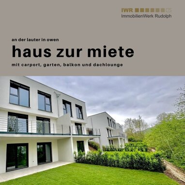 Doppelhaushälfte zur Miete 1.950 € 4 Zimmer 151,9 m² 295 m² Grundstück Kirchheimer Straße 3 Owen 73277