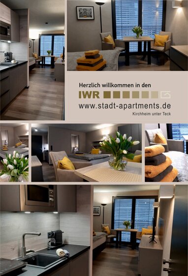 Apartment zur Miete Wohnen auf Zeit 841 € 1,5 Zimmer 26 m² frei ab 01.05.2024 Friedrich-Tritschler-Straße 2 Mitte - West Kirchheim unter Teck 73230