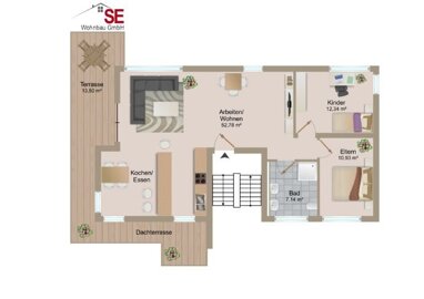 Wohnung zum Kauf Provisionsfrei 488.520 € 3 Zimmer 96,1 m² 2. Geschoss Hoher Garten 6 Rindelbach Ellwangen (Jagst) 73479