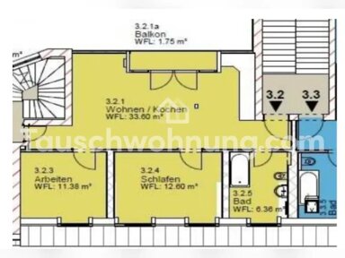 Wohnung zur Miete Tauschwohnung 831 € 3 Zimmer 72 m² EG Wildpark Potsdam 14471