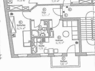 Wohnung zum Kauf Provisionsfrei 123.750 € 2 Zimmer 45 m² 3. Geschoss Stötteritz Leipzig 04299