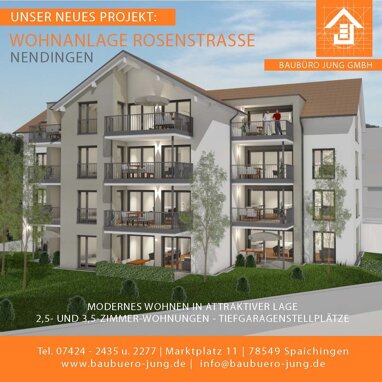 Wohnung zum Kauf Provisionsfrei 379.500 € 3,5 Zimmer Rosenstraße 16 Nendingen Tuttlingen 78532