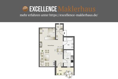 Wohnung zum Kauf 168.210 € 1,5 Zimmer 45 m² 4. Geschoss Tannenplatz - Mitte Ulm 89079