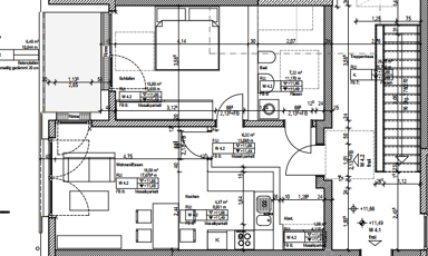 Wohnung zur Miete 795 € 2 Zimmer 54,7 m² 4. Geschoss frei ab 01.05.2025 Friedenstraße 36 Maxfeld Nürnberg 90409