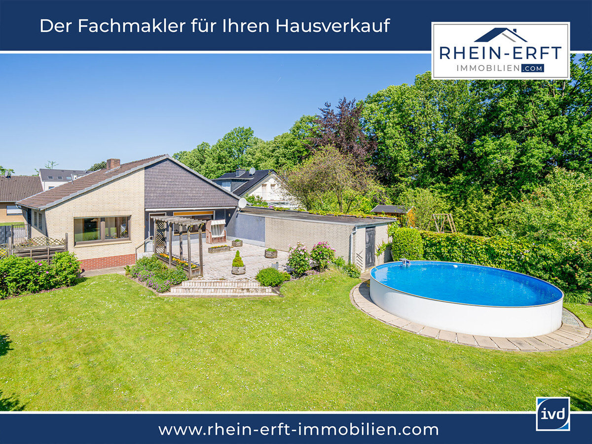 Bungalow zum Kauf 395.000 € 3 Zimmer 126 m²<br/>Wohnfläche 832 m²<br/>Grundstück Habbelrath Frechen 50226