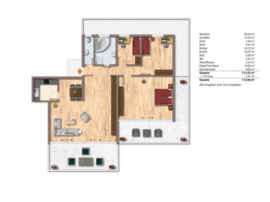 Penthouse zum Kauf 499.000 € 4,5 Zimmer 112 m² Daisendorf 88718