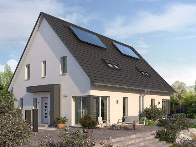 Doppelhaushälfte zum Kauf 516.879 € 4 Zimmer 123,8 m² 979 m² Grundstück Spiesheim 55288