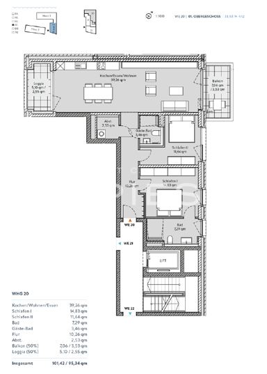 Wohnung zum Kauf provisionsfrei 550.000 € 3 Zimmer 95,3 m² Utbremen Bremen 28279