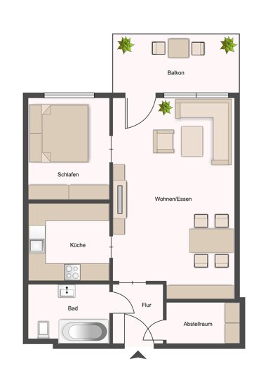 Wohnung zum Kauf 165.000 € 2 Zimmer 44 m² 1. Geschoss Schmidhäuslstr. 1 Freilassing Freilassing 83395