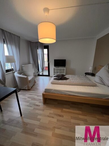 Wohnung zur Miete 590 € 1 Zimmer 26 m² 3. Geschoss frei ab 01.02.2025 Südstadt 51 Fürth 90763