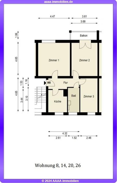 Wohnung zum Kauf 399.000 € 3 Zimmer 70,6 m² Friedrichshain Berlin 10243