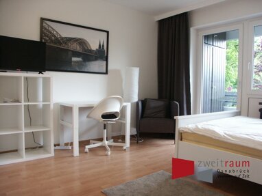 Wohnung zur Miete Wohnen auf Zeit 790 € 1 Zimmer 27 m² frei ab 04.07.2024 Westerberg 35 Osnabrück 49076