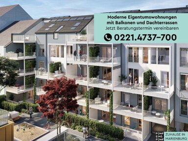 Maisonette zum Kauf provisionsfrei 499.900 € 2 Zimmer 59,5 m² 2. Geschoss Marienburg Köln 50968