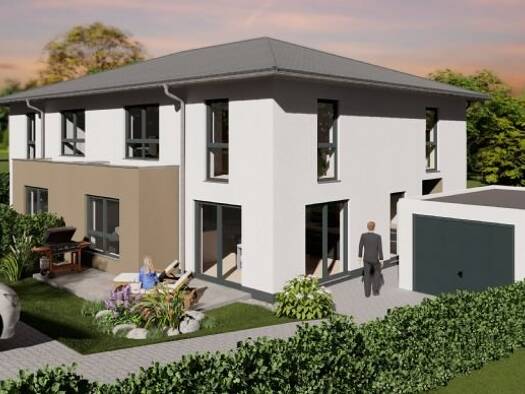 Doppelhaushälfte zum Kauf - Erstbezug provisionsfrei 475.000 € 4 Zimmer 134,8 m² 388 m² Grundstück frei ab sofort Am Spindelberg 16 b Kallmünz 93183