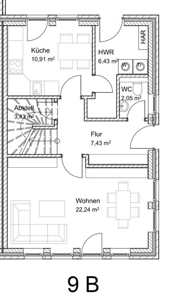 Doppelhaushälfte zur Miete 840 € 3 Zimmer 95 m² 170 m² Grundstück Heisfelde Leer 26789