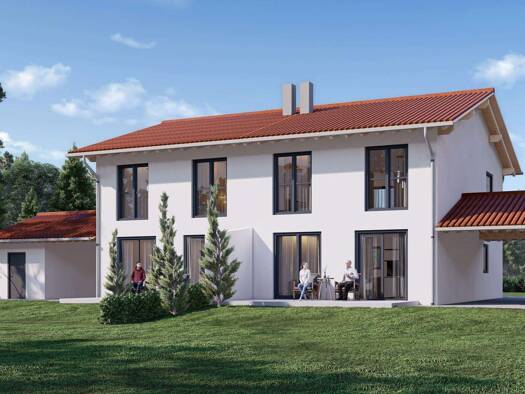 Doppelhaushälfte zum Kauf provisionsfrei 576.000 € 4 Zimmer 118 m² 217 m² Grundstück frei ab 01.12.2026 Thomas-Kirchmair-Straße 1 Straubing 94315