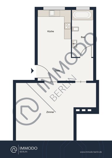 Wohnung zum Kauf 180.000 € 1 Zimmer 40 m² 3. Geschoss Steglitz Berlin 12167