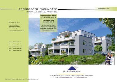 Terrassenwohnung zum Kauf Provisionsfrei 215.500 € 2 Zimmer 47,4 m² Erdgeschoss Sonnenrainweg Mergelstetten Heidenheim an der Brenz 89522