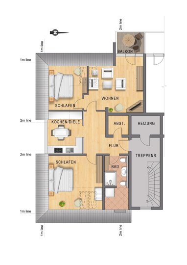 Wohnung zum Kauf 345.000 € 3 Zimmer Likedeeler Weg 1 Zingst Zingst 18374