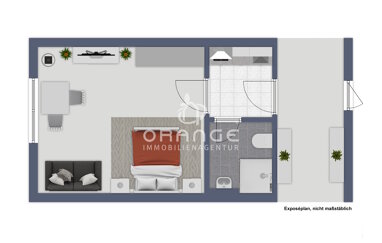 Apartment zum Kauf 93.250 € 1 Zimmer 20 m² 3. Geschoss Haidenhof Nord Passau 94032