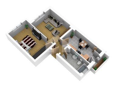 Wohnung zum Kauf 199.000 € 2 Zimmer 50 m² 1. Geschoss Flingern - Süd Düsseldorf 40233