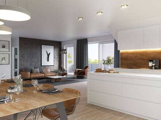 Wohnung zum Kauf provisionsfrei als Kapitalanlage geeignet 581.500 € 4 Zimmer 123,9 m² Klingengasse 13 Westheim Rosengarten 74538