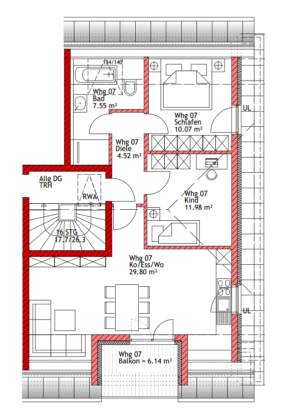 Wohnung zum Kauf 379.000 € 3 Zimmer 67 m²<br/>Wohnfläche 2. Stock<br/>Geschoss Steinbichl 4 Manching Manching 85077