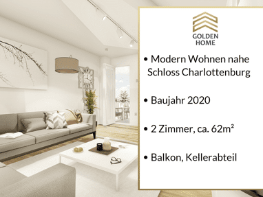 Apartment zum Kauf 579.000 € 2 Zimmer 62,1 m² Westend Berlin 14059