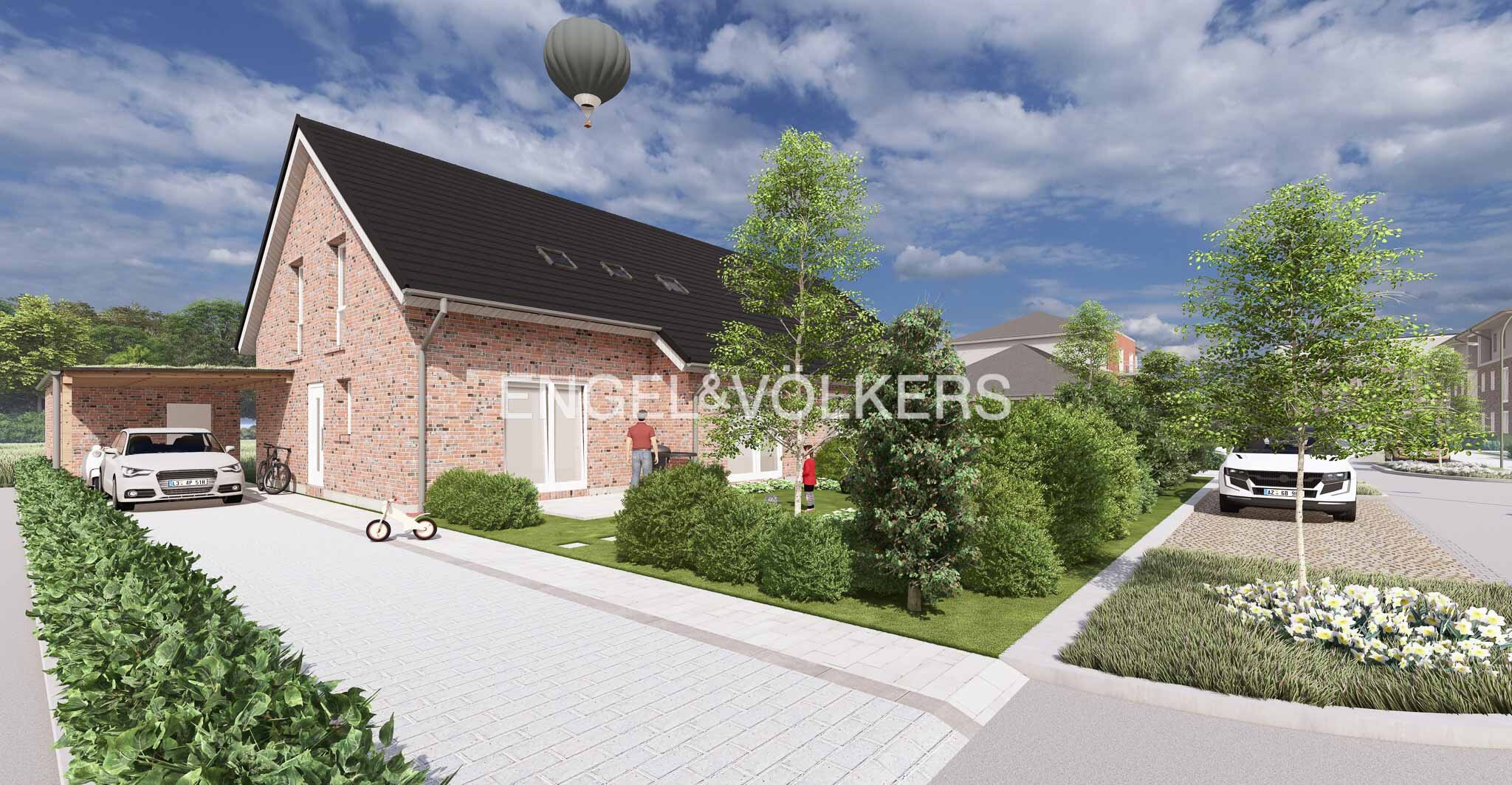 Doppelhaushälfte zum Kauf 369.000 € 2 Zimmer 81 m² 312 m² Grundstück Haxtum Aurich 26605