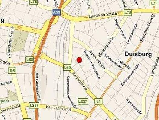 Garage zur Miete provisionsfrei 70 € Blumenstr. bei 75 Neudorf-Süd Duisburg 47057