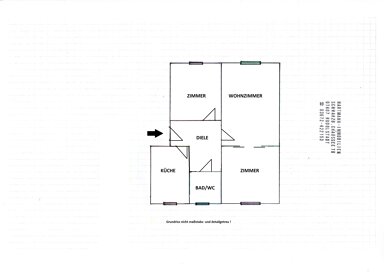 Wohnung zur Miete 390 € 3 Zimmer 58,2 m² 1. Geschoss frei ab sofort Am Mühlberg Cumbach Rudolstadt 07407