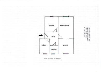 Wohnung zur Miete 390 € 3 Zimmer 58,2 m² 1. Geschoss frei ab sofort Am Mühlberg Cumbach Rudolstadt 07407