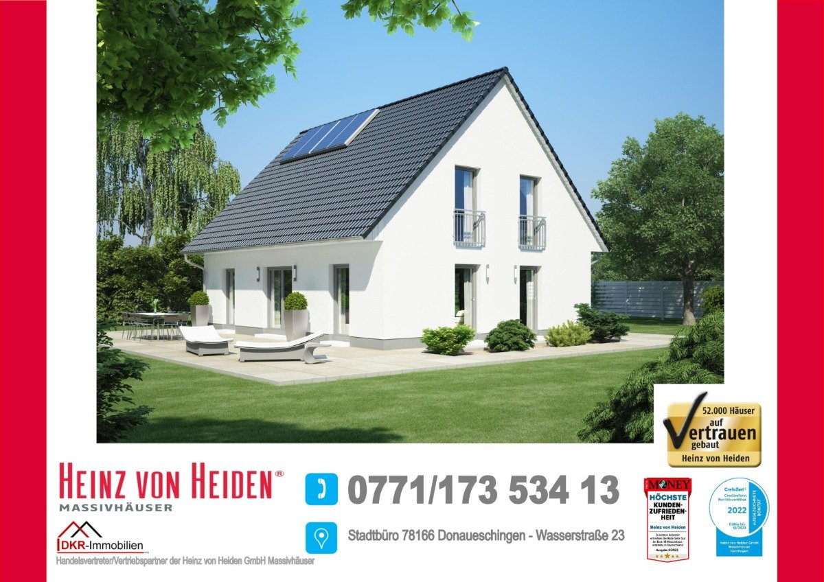 Einfamilienhaus zum Kauf Provisionsfrei 299.790 € 5 Zimmer 128 m²<br/>Wohnfläche 500 m²<br/>Grundstück Wolterdingen Donaueschingen 78166
