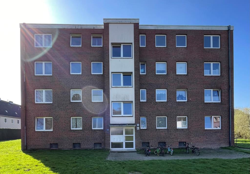 Wohnung zur Miete 429 € 3 Zimmer 65,9 m²<br/>Wohnfläche 3.<br/>Geschoss Weichselstraße 50c Fedderwardergroden Wilhelmshaven 26388