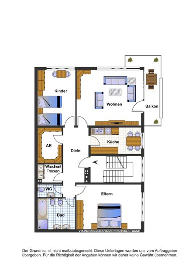 Wohnung zur Miete 817,50 € 3 Zimmer 109 m² 1. Geschoss Borken Borken 46325