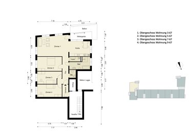 Wohnung zum Kauf 1.128.000 € 4 Zimmer 135,5 m² 1. Geschoss Palisadenstraße Friedrichshain Berlin 10243