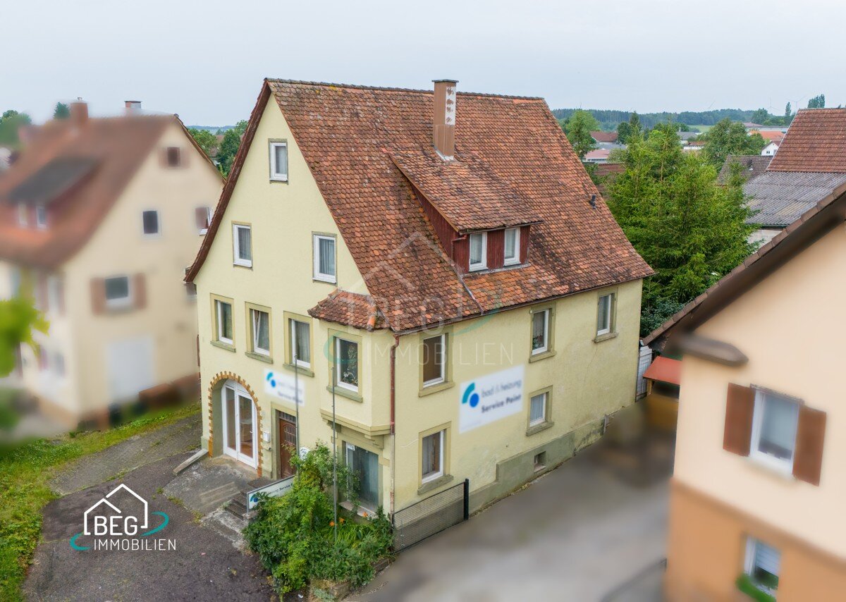 Haus zum Kauf 123.000 € 5 Zimmer 106 m²<br/>Wohnfläche 346 m²<br/>Grundstück Bühlertann Bühlertann 74424