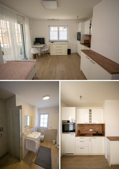 Apartment zur Miete 940 € 1 Zimmer 28 m² Erdgeschoss Hochbrück Garching bei München 85748