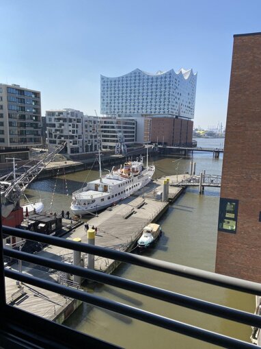 Maisonette zur Miete 3.700 € 4 Zimmer 170,8 m² 4. Geschoss Am Sandtorkai 64 HafenCity Hamburg 20457